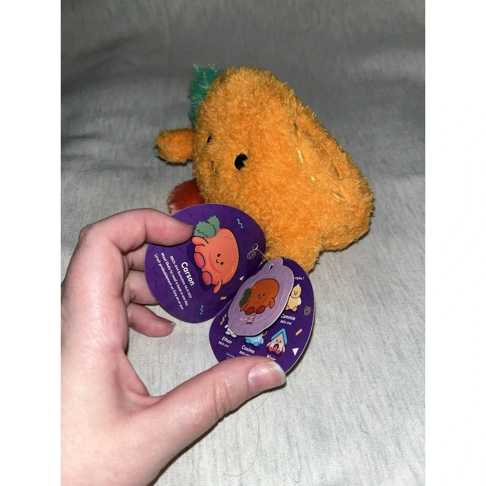 Bum Bumz NWT Carson Carrot Plush,‎ 6 Inch, springbumz
